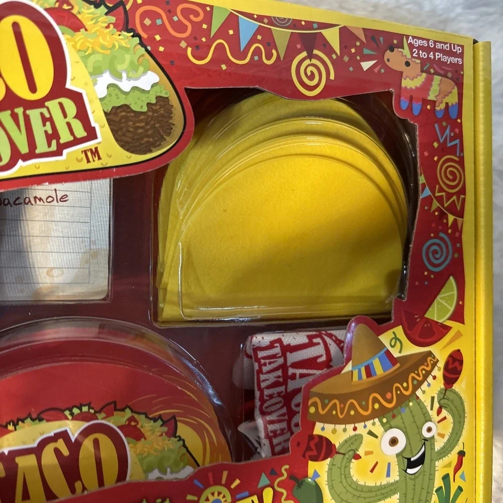 University Games Taco Takeover Food Stuffing Party Game for Kids Ages 6+ Fiesta
